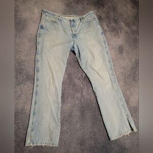 Mariah Carey No Waist Low Rise Denim Blue Jeans Vintage Tommy Hilfiger Size 14